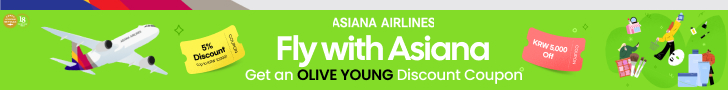 Asiana x OLIVE YOUNG banner